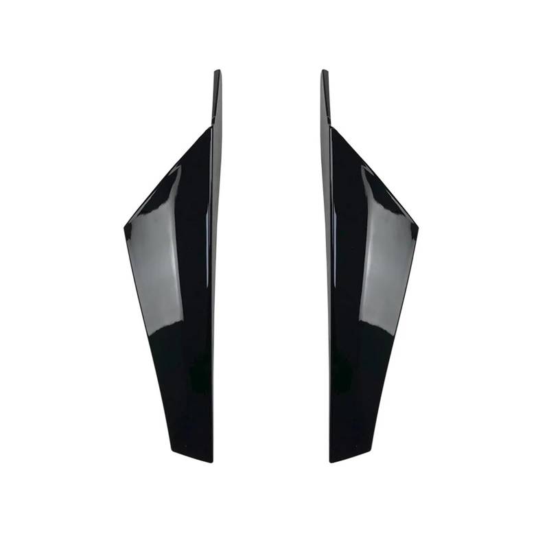 XNFUR Auto-Heckfenster-Seitenflügel, passend for Volkswagen, passend for Golf 8 MK8 GTI GTD TSI TDI 2020–2023, Heckspoiler Canard Canards Splitter Auto-Heckscheibenspoiler(Gloss Black) von XNFUR