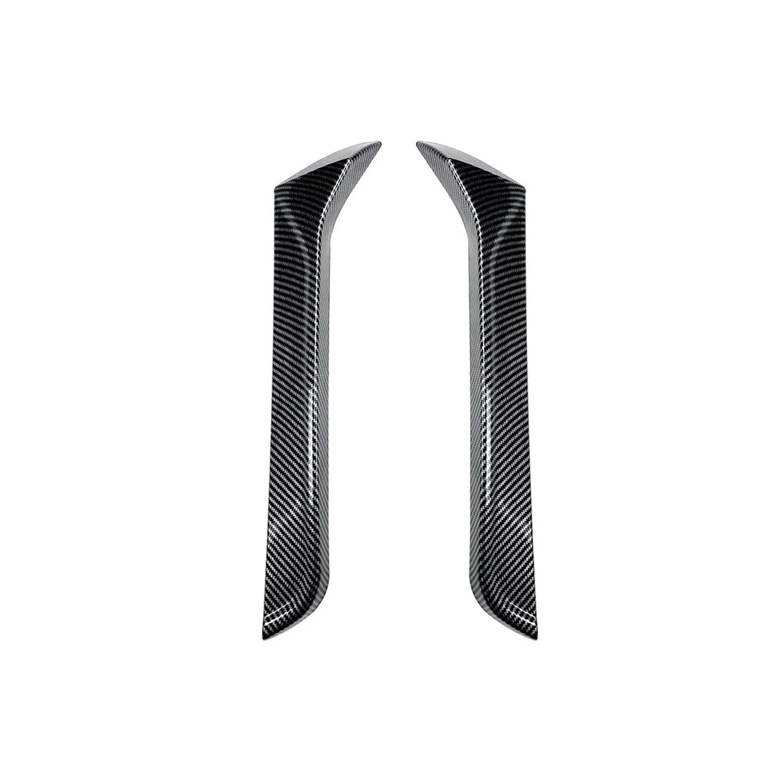 XNFUR Auto-Heckscheiben-Seitenspoiler-Flügel, passend for VW, passend for T-ROC, SUV A11 MK1 R R-Line TSI TDI 2017–2024 Lip Body Kits Tuning Auto-Heckscheibenspoiler(Carbon Fiber look) von XNFUR