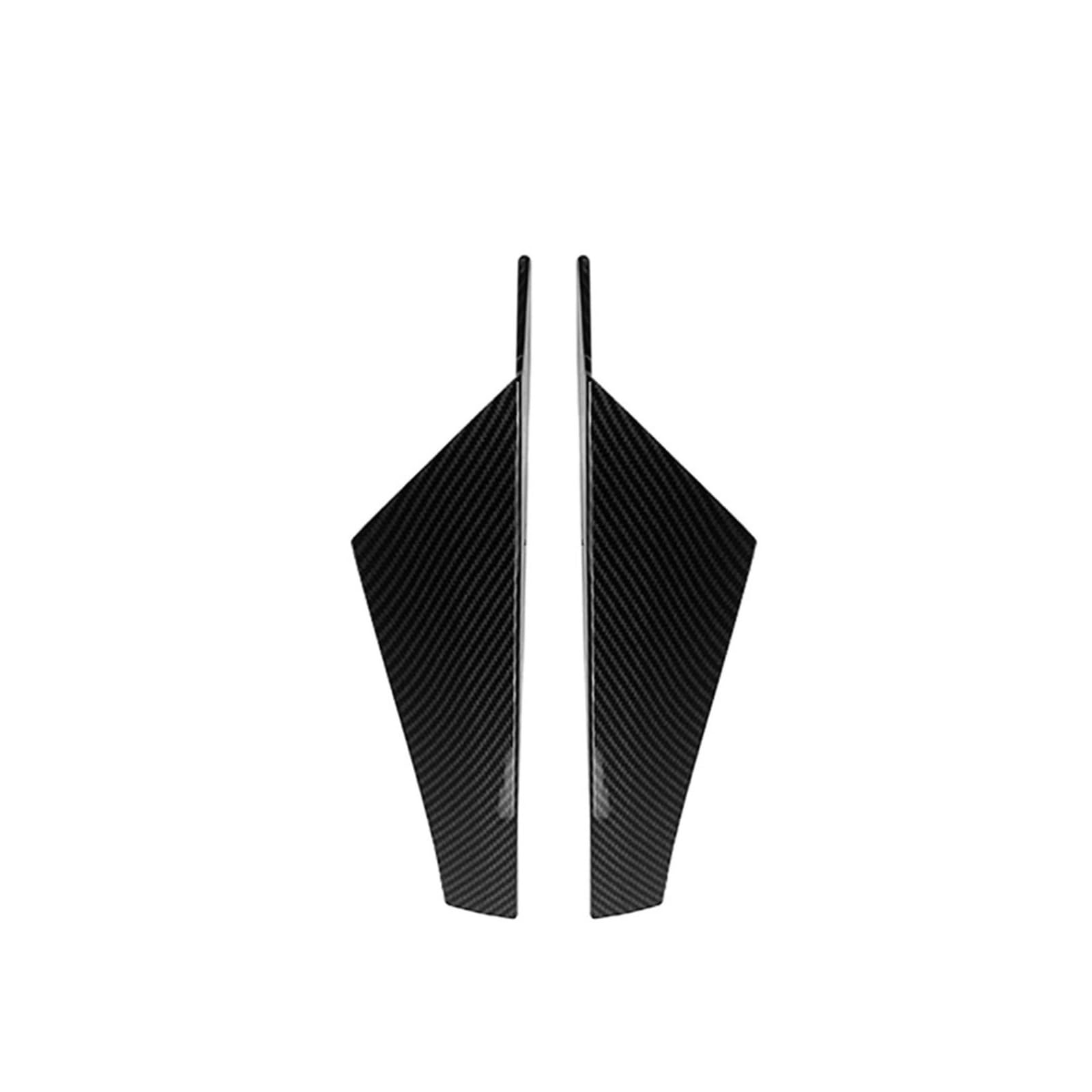 XNFUR Auto-Heckscheiben-Spoiler-Trim-Abdeckung, Dekoration, passend for VW, passend for Golf, 8 MK8 2020–2021, glänzend schwarzer Seitenflügel Auto-Heckscheibenspoiler(Carbon Fiber Color) von XNFUR