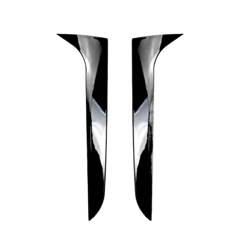 XNFUR Auto-Heckscheibenflügel-Seitenspoiler, passend for A4, B8 Allroad Avant 2009–2016, ABS, glänzend schwarz, Canards, Splitter-Trim-Aufkleber, Spoiler Auto-Heckscheibenspoiler von XNFUR