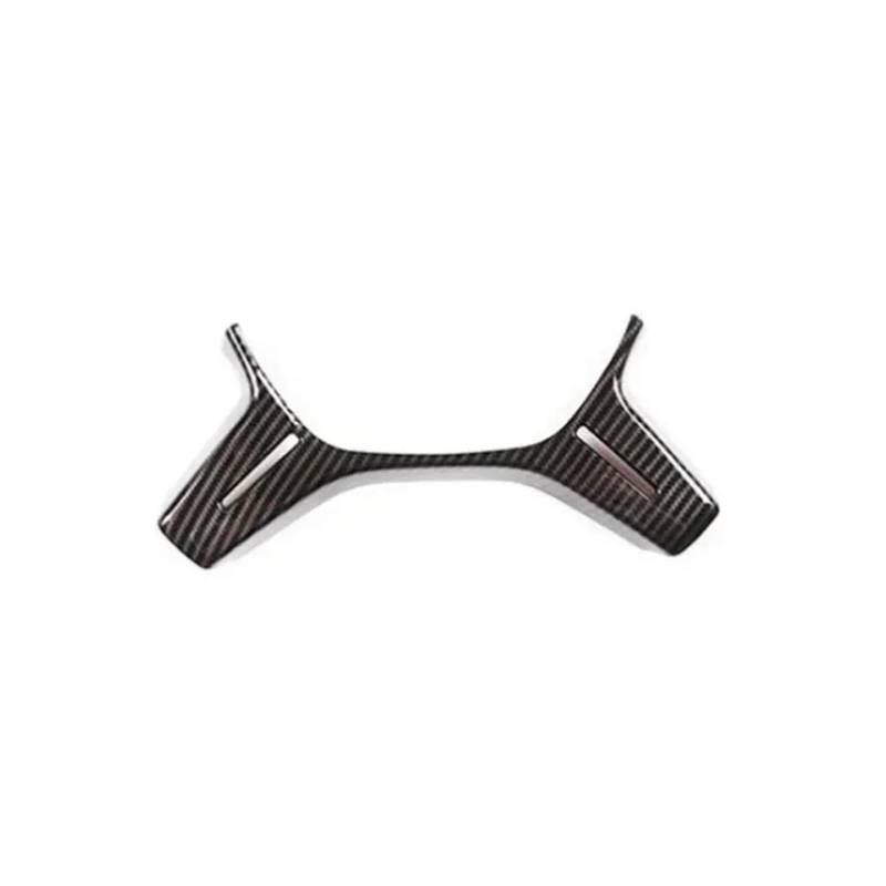 XNFUR Dekorativer Auto-Lenkradaufkleber, passend for CE ML GL-Klasse W204 W212 W463, Abdeckungs-Patch-Zubehör Lenkrad-Schild-Aufkleber(ABS carbon fibre) von XNFUR