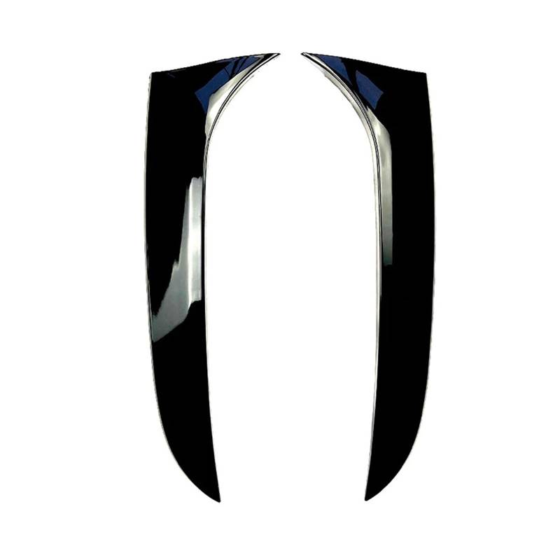 XNFUR Heckscheiben-Seitenspoiler-Flügelabdeckung, Splitter-Verkleidung, passend for Volkswagen, passend for Passat, B6 Wagon 2005–2010, glänzend schwarzer Kofferraum-Heckklappen-Schatten Auto-Hecksche von XNFUR