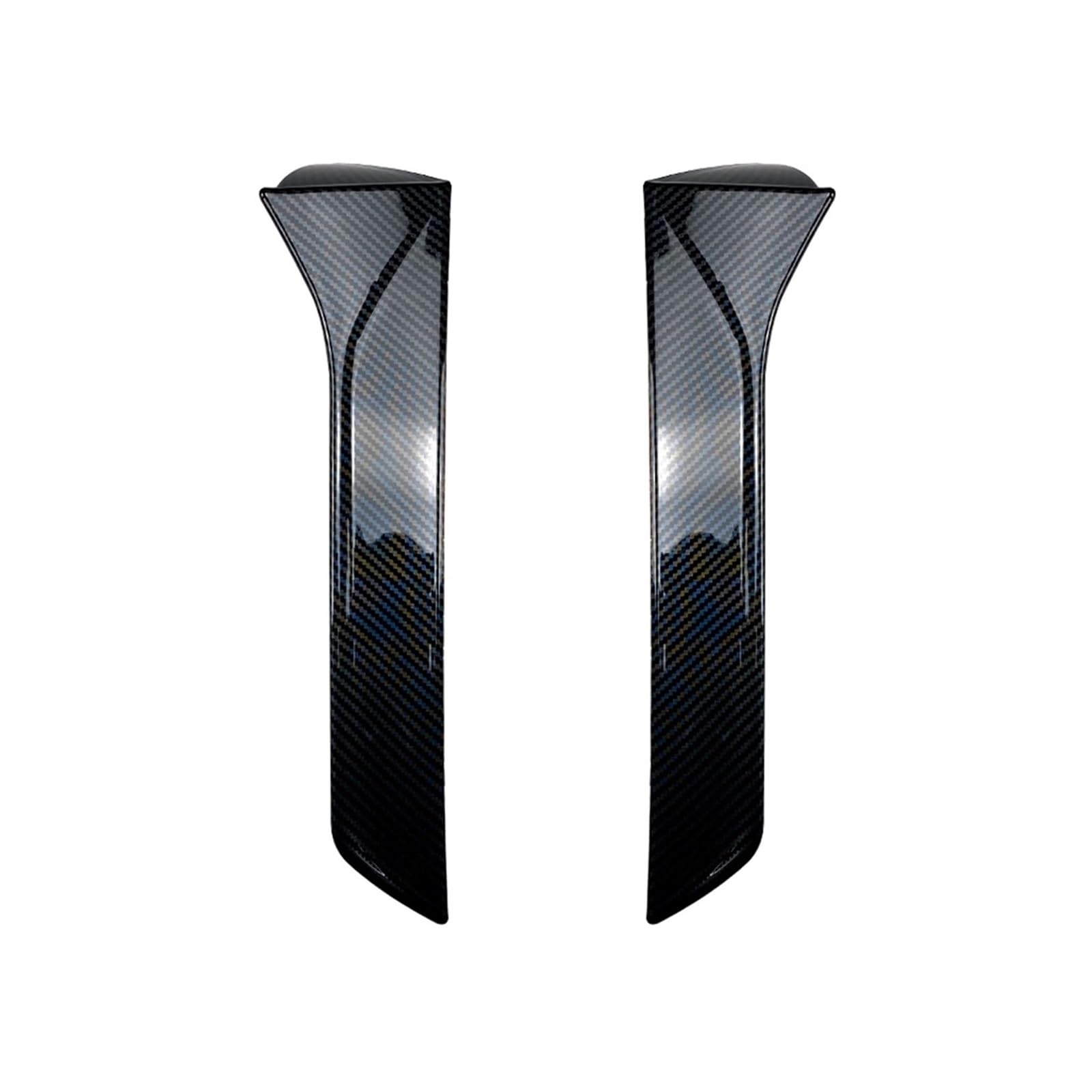 XNFUR Heckscheiben-Seitenspoiler-Flügelverkleidung, passend for Seat, Leon 5F FR MK3 MK3.5 2013–2021 Heckklappen-Splitter Auto-Heckscheibenspoiler(Carbon Fiber Look) von XNFUR