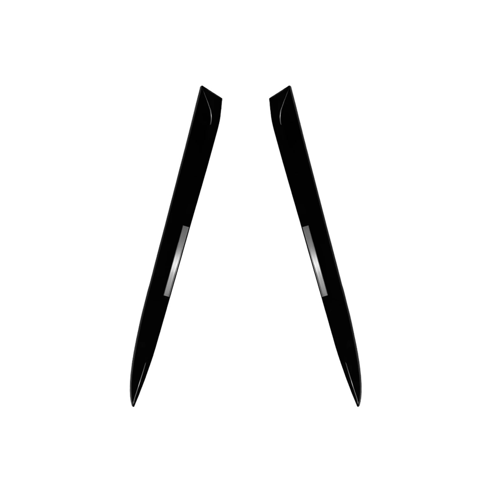 XNFUR Heckscheiben-Seitenspoiler-Flügelverkleidung, passend for X6, F16 2015–2019, Karbonfaser-Look/glänzend schwarz, Heck-Windschutzscheiben, Schatten, dekorative Lippe Auto-Heckscheibenspoiler(Gloss von XNFUR