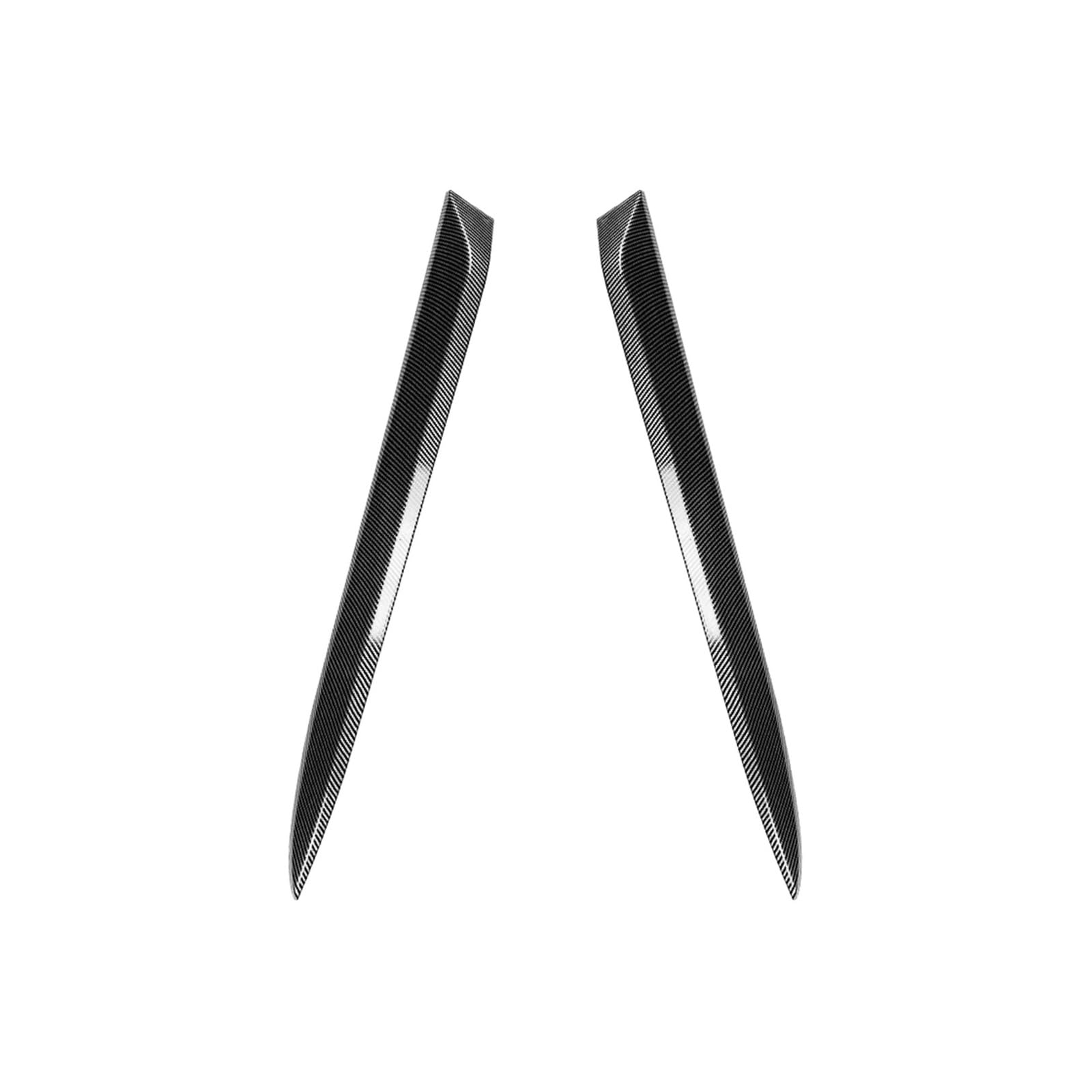 XNFUR Heckscheiben-Seitenspoiler-Flügelverkleidung, passend for X6, F16 2015–2019, Karbonfaser-Look/glänzend schwarz, Heck-Windschutzscheiben, Schatten, dekorative Lippe Auto-Heckscheibenspoiler(Carbo von XNFUR