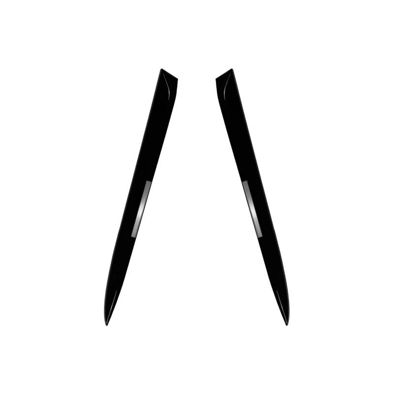 XNFUR Heckscheiben-Seitenspoiler-Flügelverkleidung, passend for X6, F16 2015–2019, Kohlefaser-Look, glänzend schwarz, Heck-Windschutzscheiben, Schatten, dekorative Lippe Auto-Heckscheibenspoiler(Gloss von XNFUR