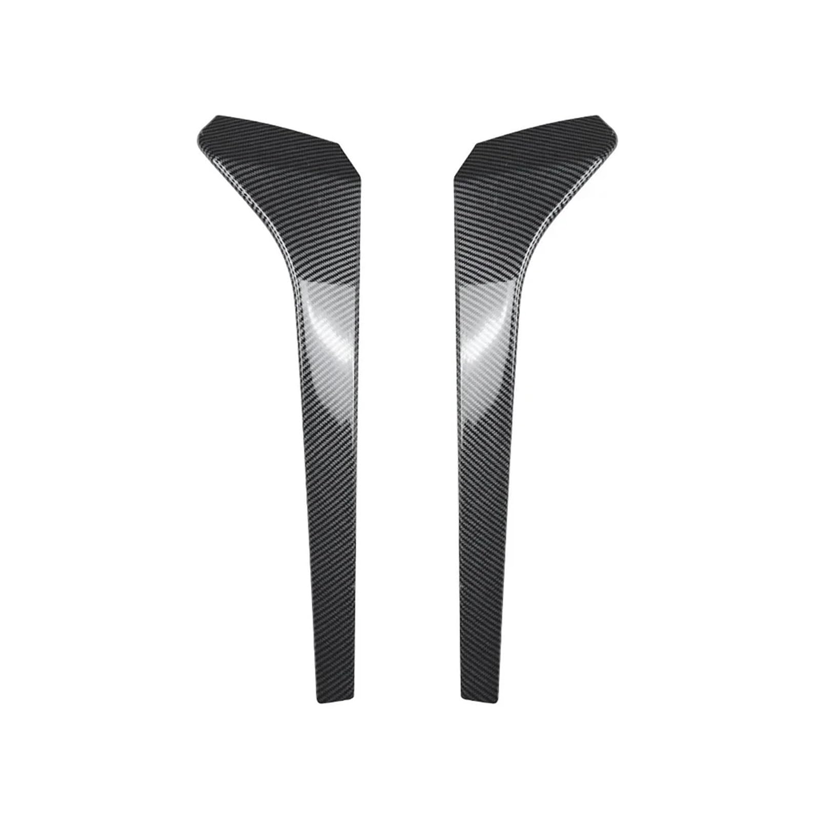 XNFUR Heckscheiben-Seitenspoiler-Splitter, passend for Tiguan, MK2 Rline 2017–2023+, glänzend schwarze Canards Auto-Heckscheibenspoiler(Carbon Look) von XNFUR