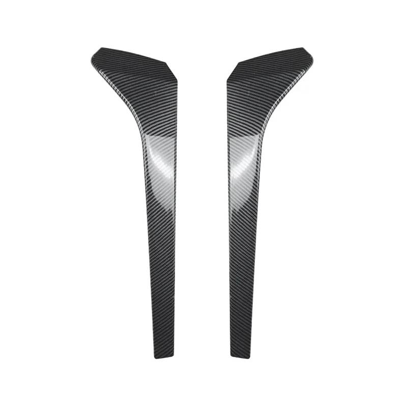 XNFUR Heckscheiben-Seitenspoiler-Splitter, passend for Tiguan, MK2 Rline 2017–2023+, glänzend schwarze Canards Auto-Heckscheibenspoiler(Carbon Look) von XNFUR