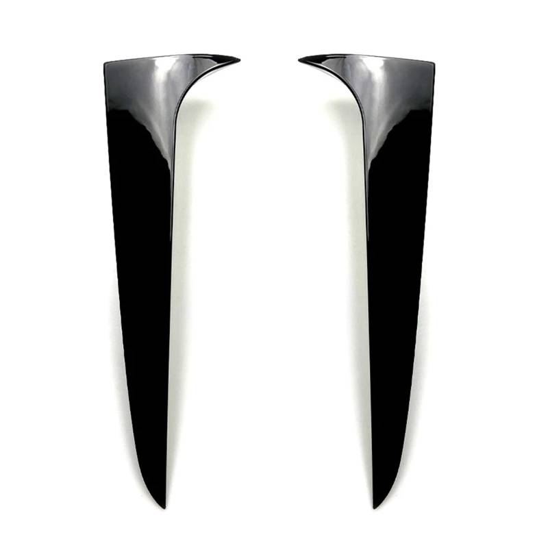 XNFUR Heckscheiben-Seitenspoiler-Splitter-Flügelverkleidung, passend for X3, F25 2011–2017, glänzend schwarz, Kofferraum-Heckklappen-Abdeckung, Lippenschutz, Canards Auto-Heckscheibenspoiler von XNFUR