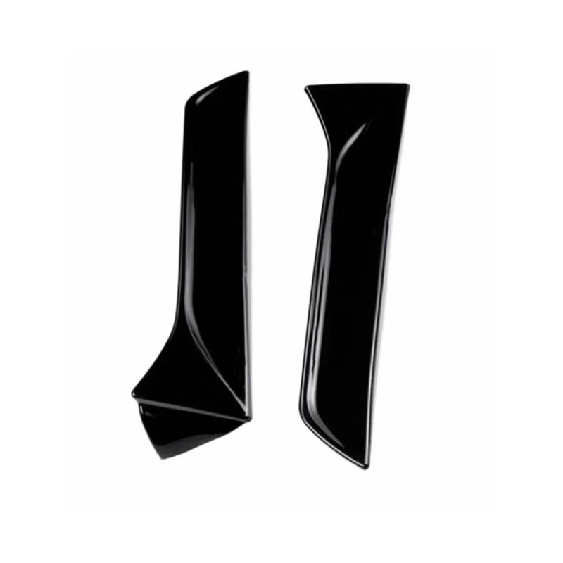 XNFUR Heckscheiben-Seitenspoilerflügel, passend for Seat, Leon 5F FR Mk3 MK3.5 2012–2021, Auto-Styling, Auto-Canards-Splitter, schwarze Kohlefaser Auto-Heckscheibenspoiler(Gloss black) von XNFUR