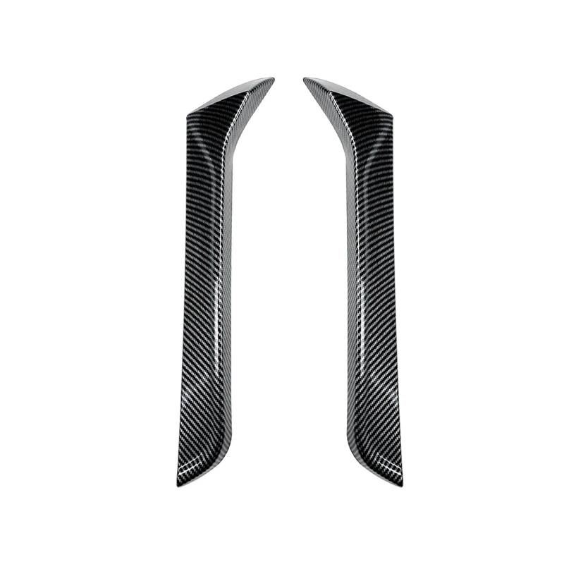 XNFUR Heckscheiben-Seitenspoilerflügel, passend for Volkswagen, passend for T-Roc, 2017–2024, Karbonfaser-Look, glänzend schwarz, dekorative Heckscheibenverkleidung Auto-Heckscheibenspoiler(Carbon Fib von XNFUR