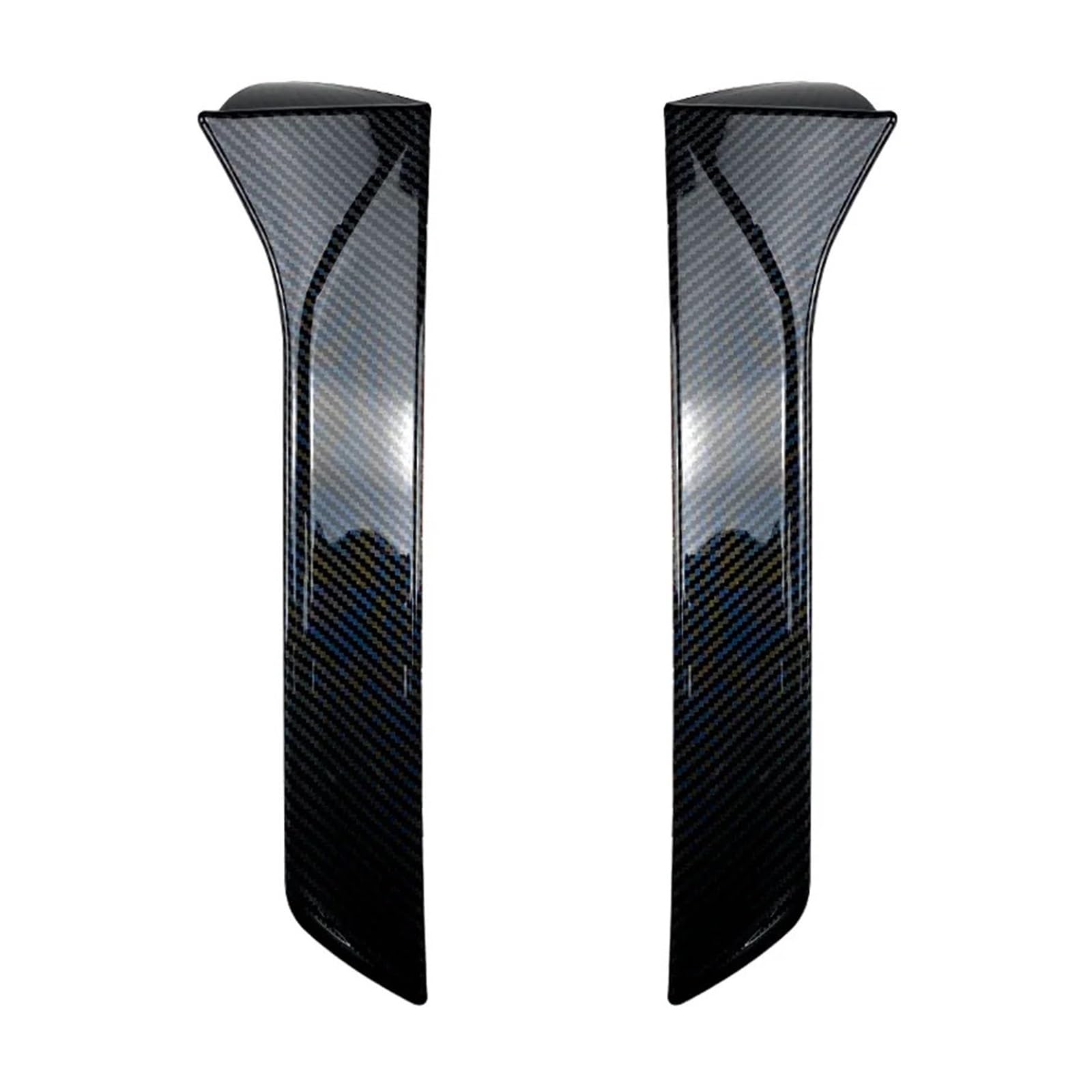 XNFUR Heckscheibenspoiler-Seitenflügel-Abdeckungssplitter, passend for Seat, Leon FR MK3 MK3.5 2013–2021 Body-Kit Auto-Heckscheibenspoiler(Carbon look) von XNFUR