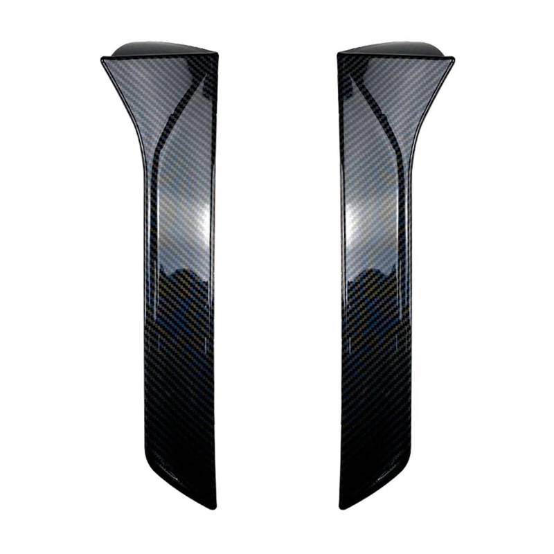 XNFUR Heckscheibenspoiler-Seitenflügel-Abdeckungssplitter, passend for Seat, Leon FR MK3 MK3.5 2013–2021 Body-Kit Auto-Heckscheibenspoiler(Carbon look) von XNFUR