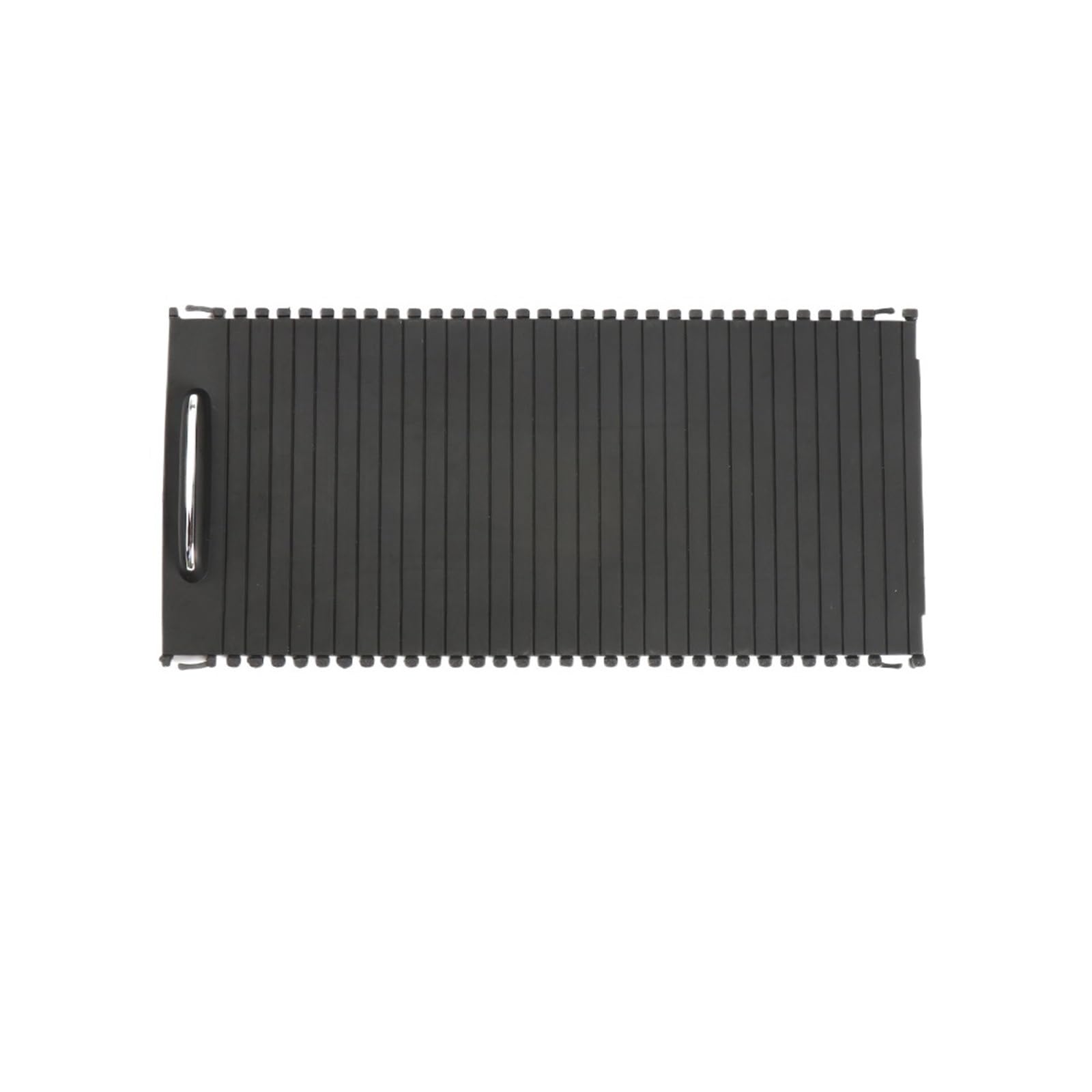 XNFUR Innenrollo for die Mittelkonsole im Auto, passend for C-Klasse, W204, S204, E-Klasse, W212, S212, Rolloabdeckung, Aufbewahrung for Wasserbecherhalter Rollbarer Getränkehalter fürs Auto(Black) von XNFUR