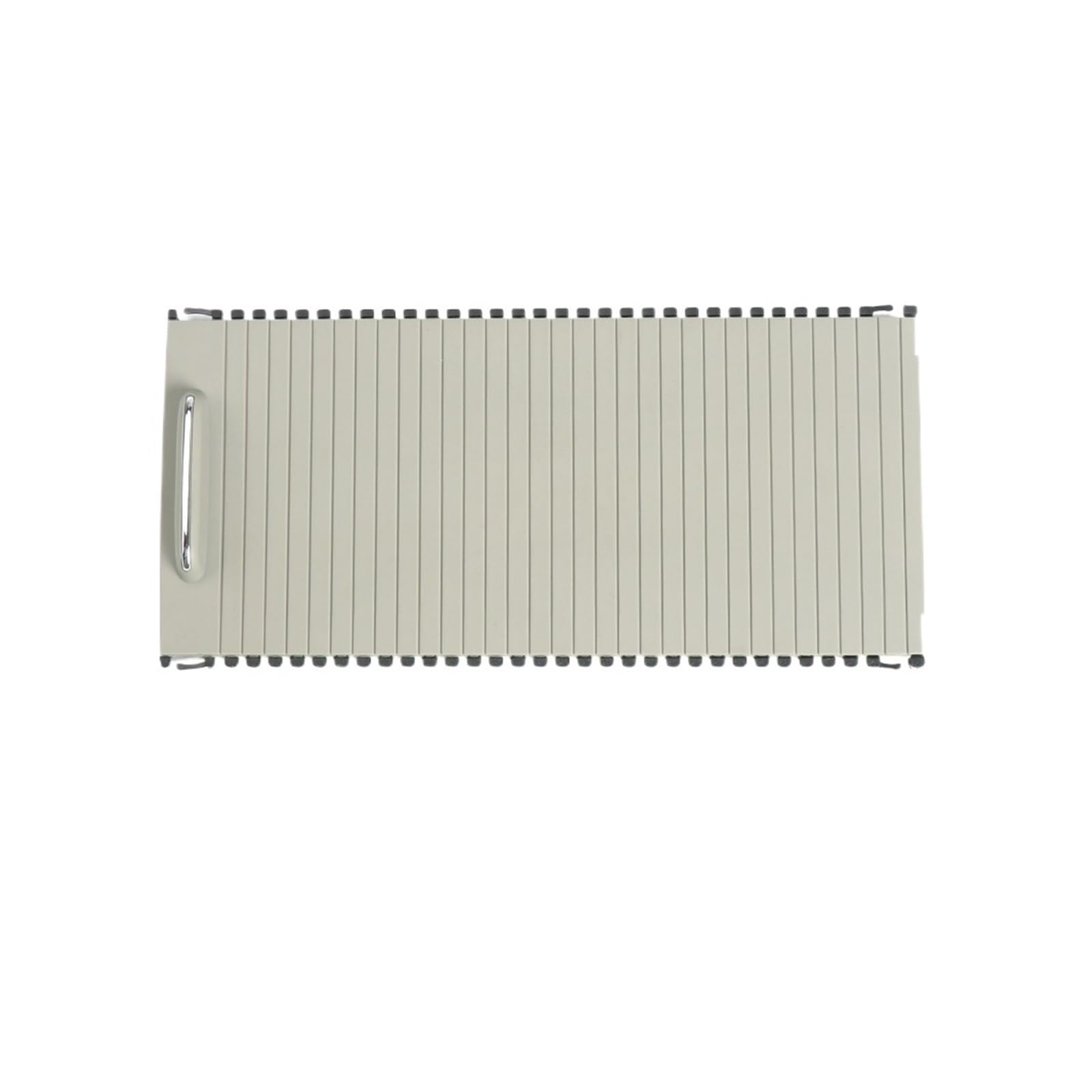 XNFUR Innenrollo for die Mittelkonsole im Auto, passend for C-Klasse, W204, S204, E-Klasse, W212, S212, Rolloabdeckung, Aufbewahrung for Wasserbecherhalter Rollbarer Getränkehalter fürs Auto(Gray) von XNFUR