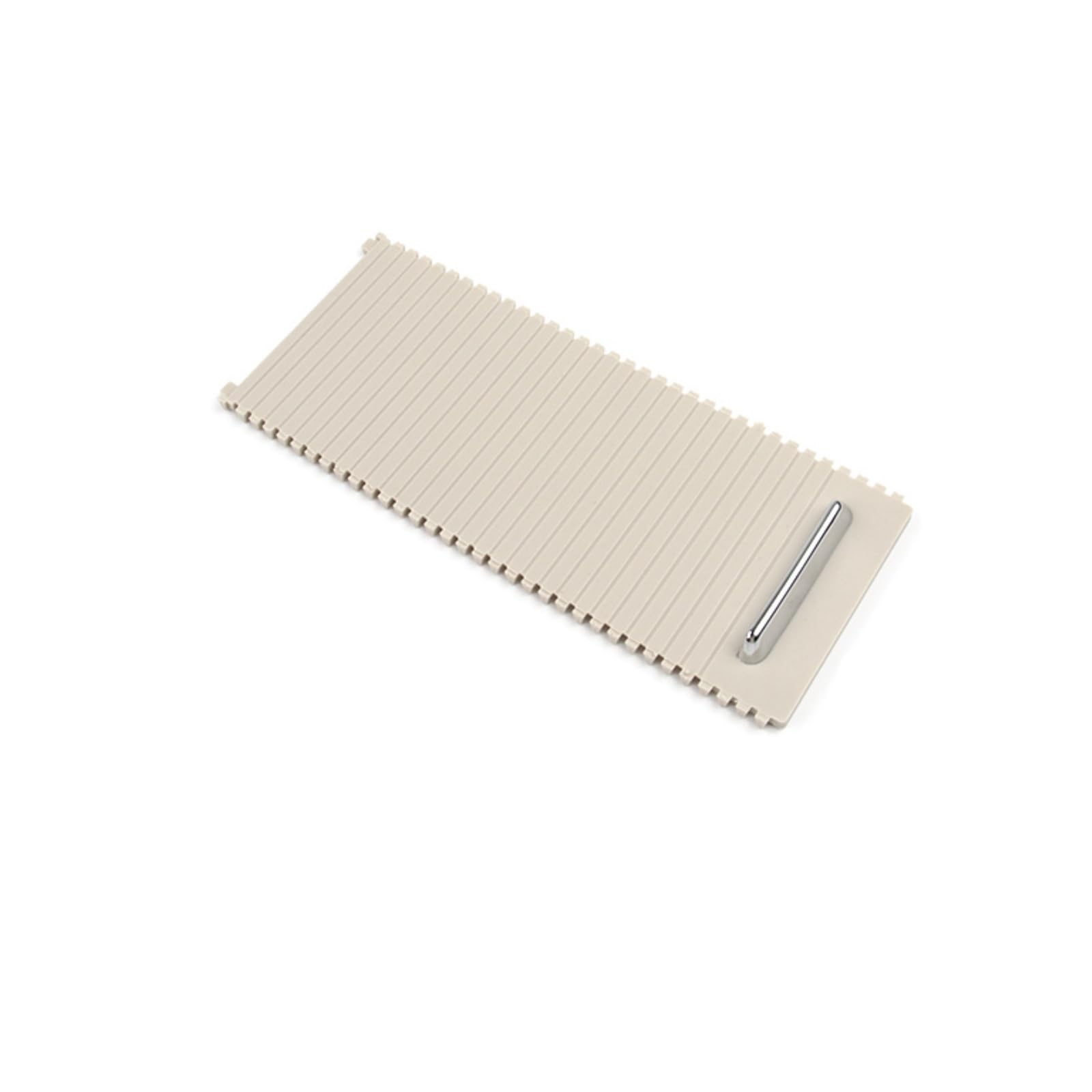XNFUR Rollladen for Mittelkonsolenhalter, passend for Superb, 2009–2025, 3T08625319B9, Abdeckplatte for Innenbereich, Getränkebecher, Wasser Rollbarer Getränkehalter fürs Auto(Model A Beige) von XNFUR