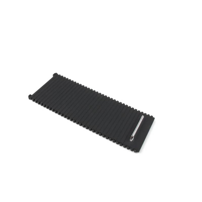 XNFUR Rollladen for die Mittelkonsole, passend for Superb, 2009–2025, LHD, RHD, Autozubehör, Innenraum, Abdeckung for Getränkehalter Rollbarer Getränkehalter fürs Auto(Model A Black) von XNFUR