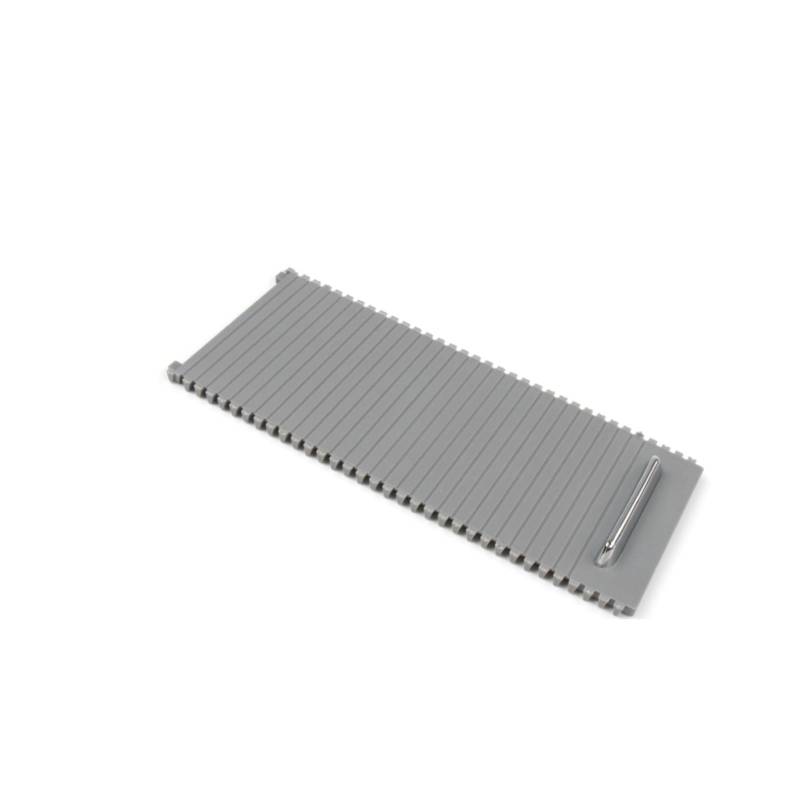 XNFUR Rollladen for die Mittelkonsole, passend for Superb, 2009–2025, LHD, RHD, Autozubehör, Innenraum, Abdeckung for Getränkehalter Rollbarer Getränkehalter fürs Auto(Model A Gray) von XNFUR