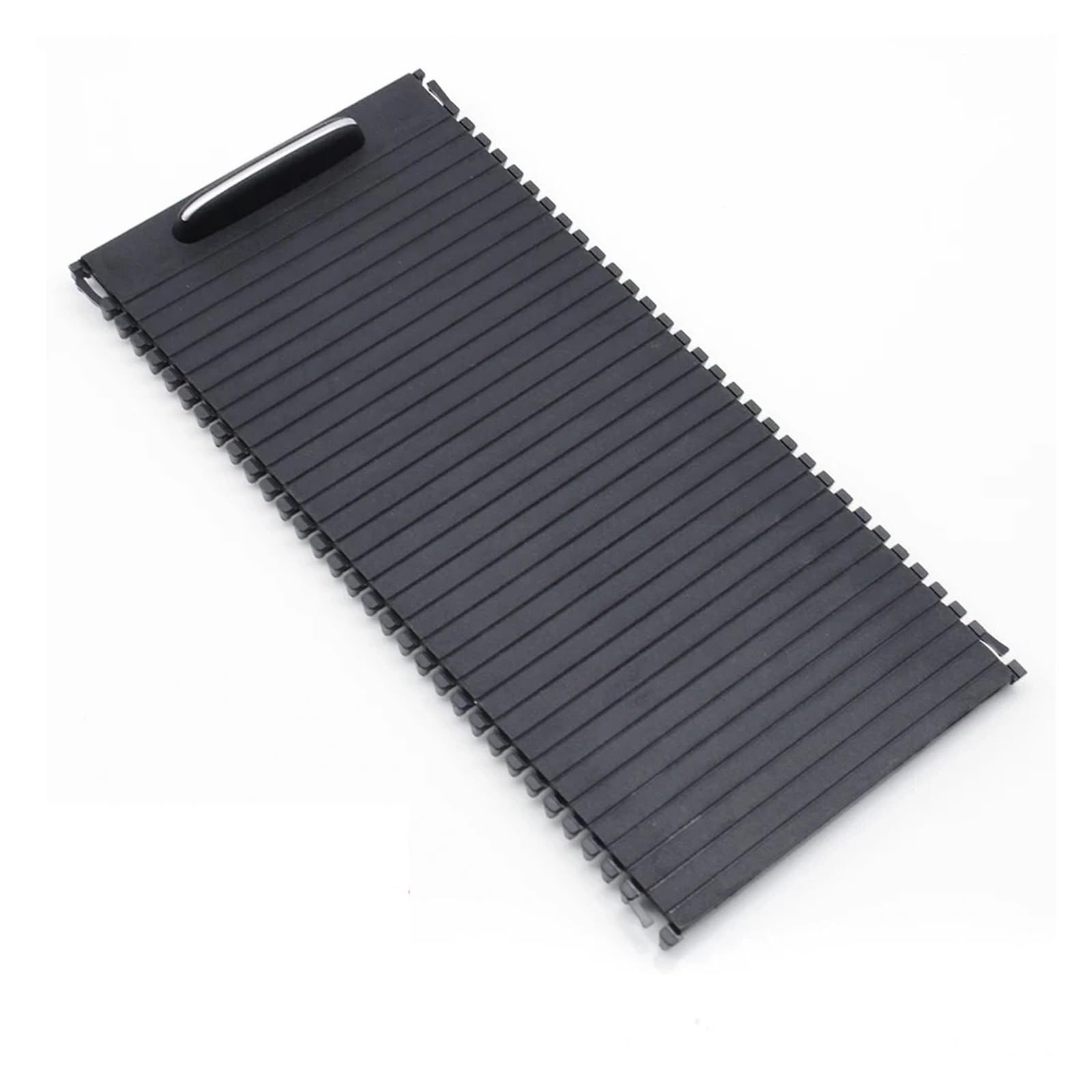 XNFUR Rollo-Abdeckung for die Mittelkonsole, passend for C-Klasse W204, E-Klasse W207, W212, Getränkehalter-Abdeckung Rollbarer Getränkehalter fürs Auto(Black) von XNFUR