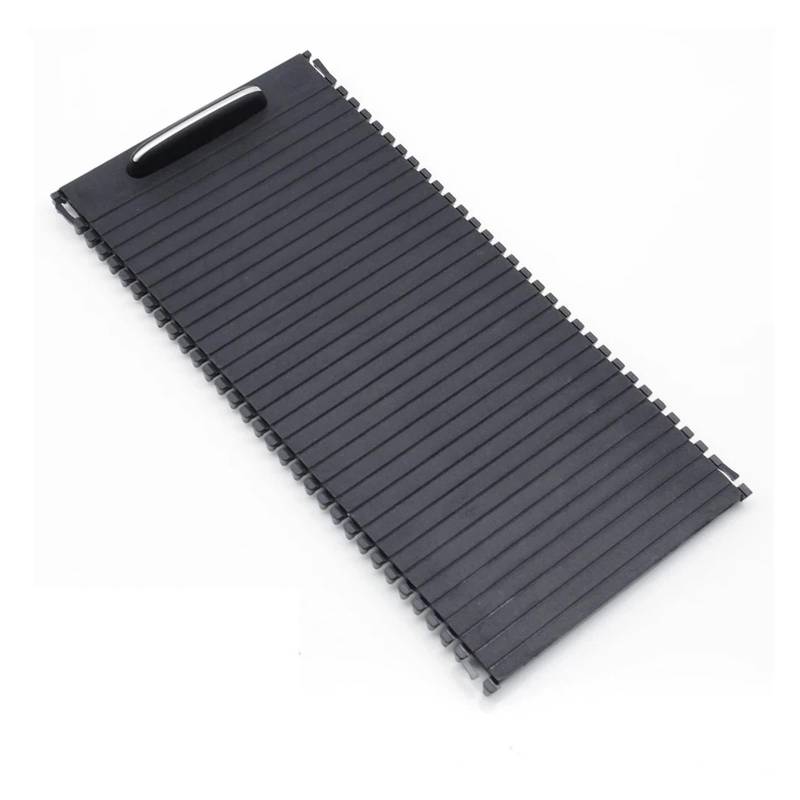 XNFUR Rollo-Abdeckung for die Mittelkonsole, passend for C-Klasse W204, E-Klasse W207, W212, Getränkehalter-Abdeckung Rollbarer Getränkehalter fürs Auto(Black) von XNFUR