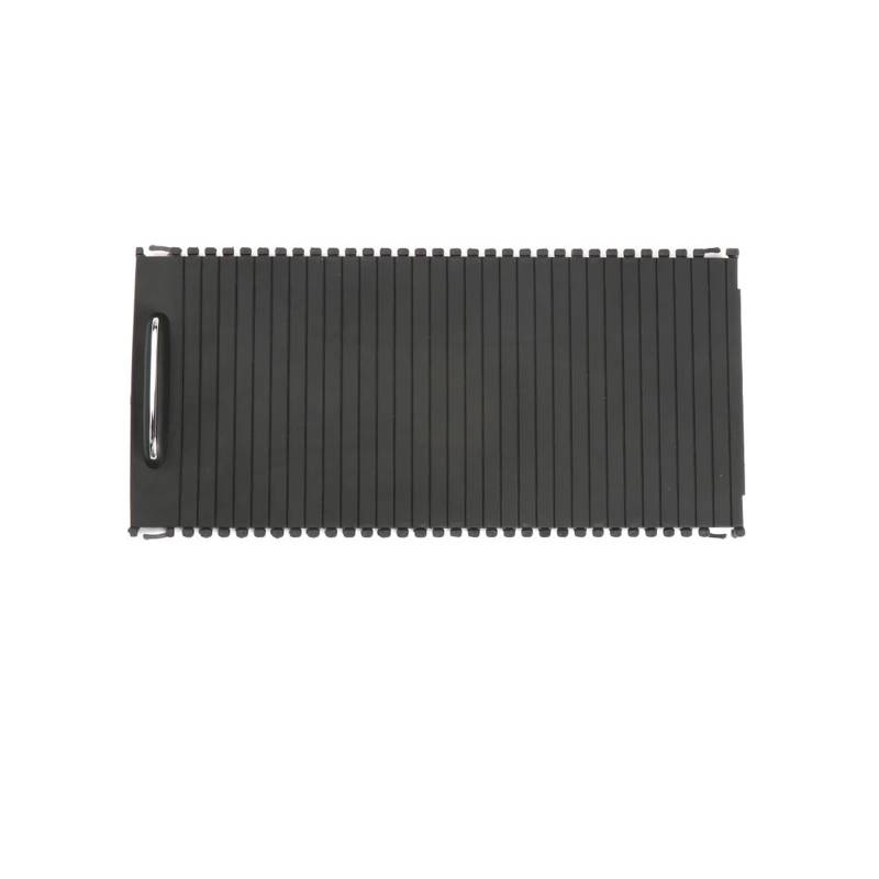 XNFUR Rolloabdeckung for Wasserbecherhalter, passend for C-Klasse W204 S204 E-Klasse W212 S212, Aufbewahrung der Mittelkonsole im Auto Rollbarer Getränkehalter fürs Auto(Black) von XNFUR