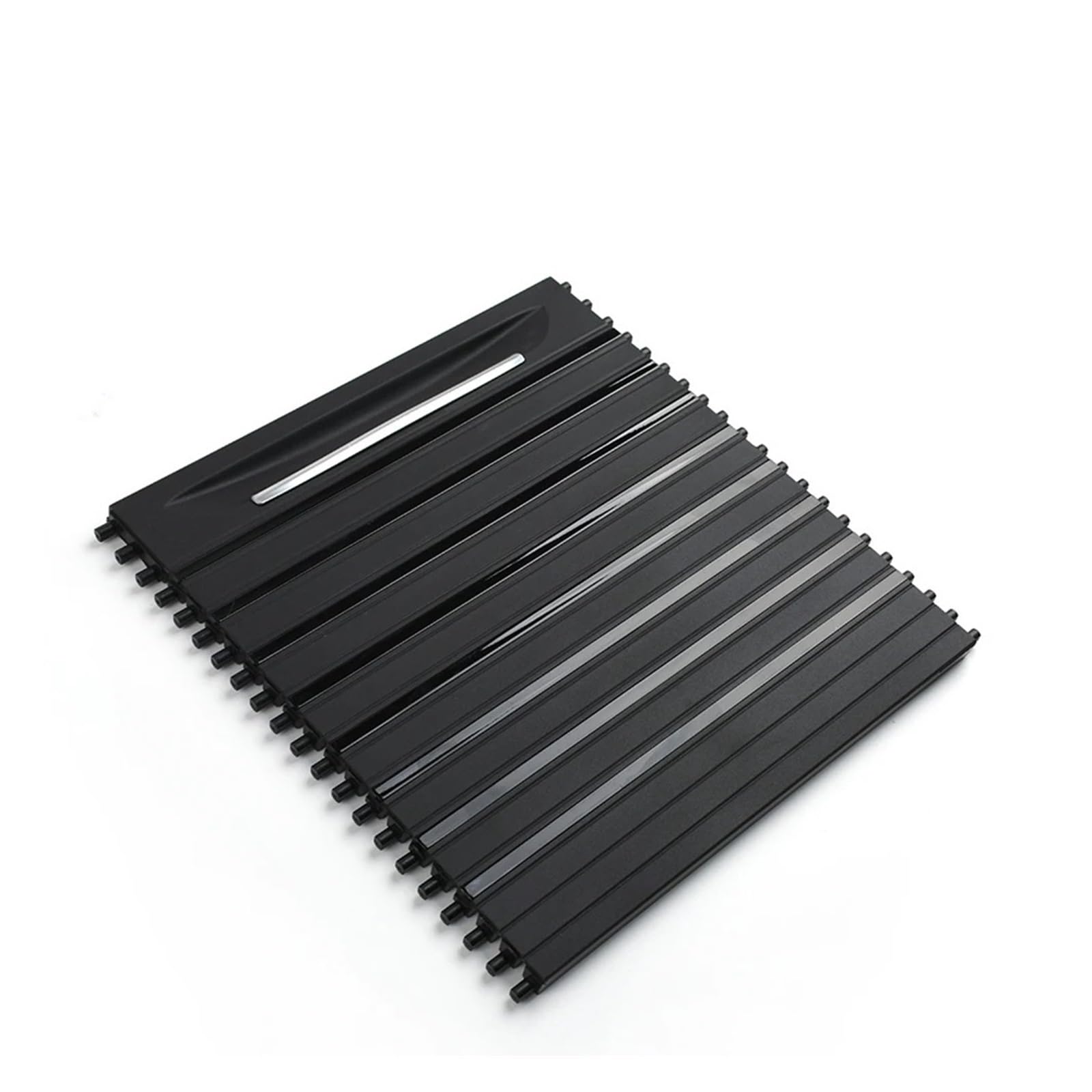 XNFUR Rolloabdeckung for die Mittelkonsole des Autos, passend for X5 X6 F15 F16 51169251973, Getränkehalter for Getränke, Schiebeverschluss Rollbarer Getränkehalter fürs Auto(Model A) von XNFUR