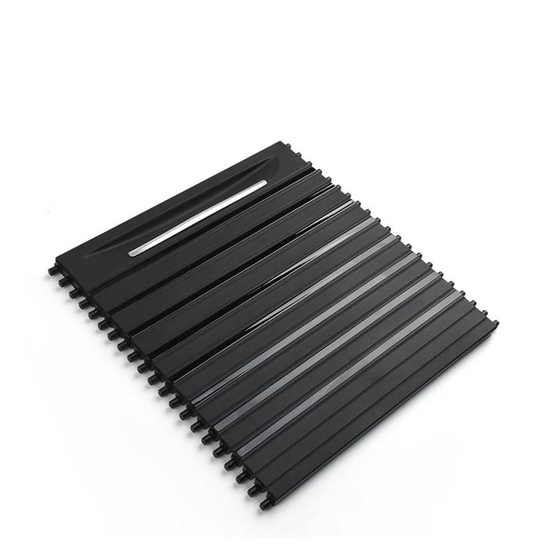 XNFUR Rolloabdeckung for die Mittelkonsole des Autos, passend for X5 X6 F15 F16 51169251973, Getränkehalter for Getränke, Schiebeverschluss Rollbarer Getränkehalter fürs Auto(Model A) von XNFUR