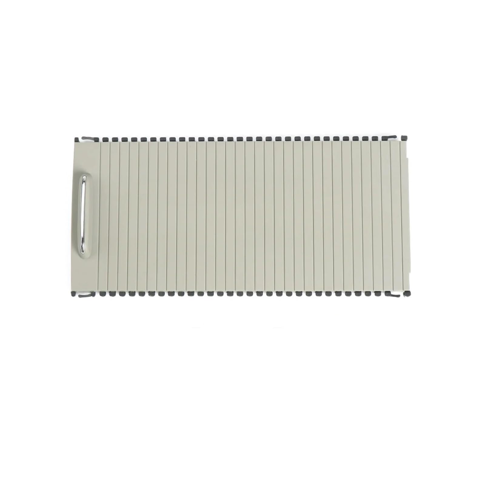 XNFUR Rolloabdeckung for die Mittelkonsole im Auto, passend for C-Klasse, W204, S204, E-Klasse, W212, S212, Getränkehalter-Aufbewahrung Rollbarer Getränkehalter fürs Auto(Gray) von XNFUR