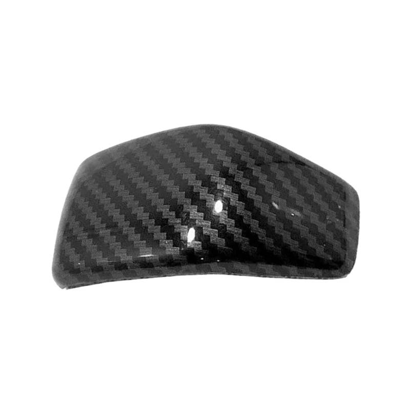 XNFUR Schaltknauf-Abdeckungsverkleidung, passend for Toyota, RAV4 2019–2021, ABS-Autoinnenraum, Kohlefaser-Silber-Stil Dekorative Zierleiste für Schaltknauf(Carbon Fiber) von XNFUR