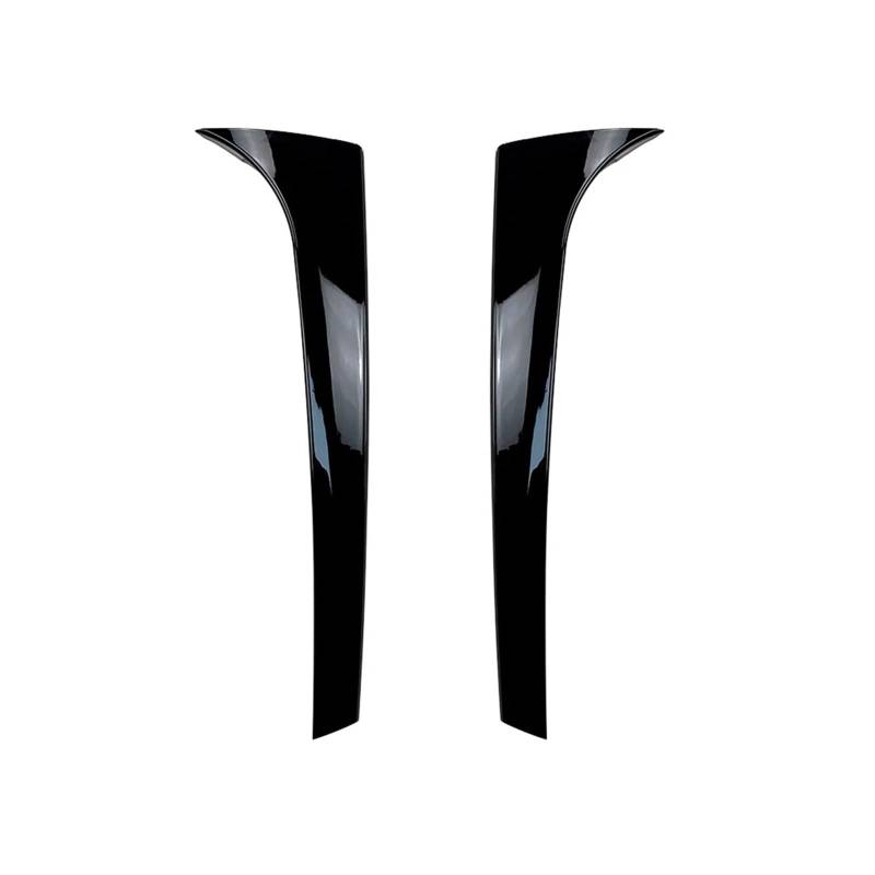 XNFUR Splitter for Heckscheibenspoiler, Seitenflügelabdeckung, passend for Skoda, Karoq 2017–2020, glänzendes schwarzes ABS-Karosserie-Set Auto-Heckscheibenspoiler von XNFUR
