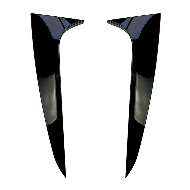 XNFUR Splitter for die Heckscheibenspoilerabdeckung, passend for X4, G02 2019–2022, ABS-Karosseriesatz in glänzendem Schwarz, Seitenflügelsatz Auto-Heckscheibenspoiler von XNFUR