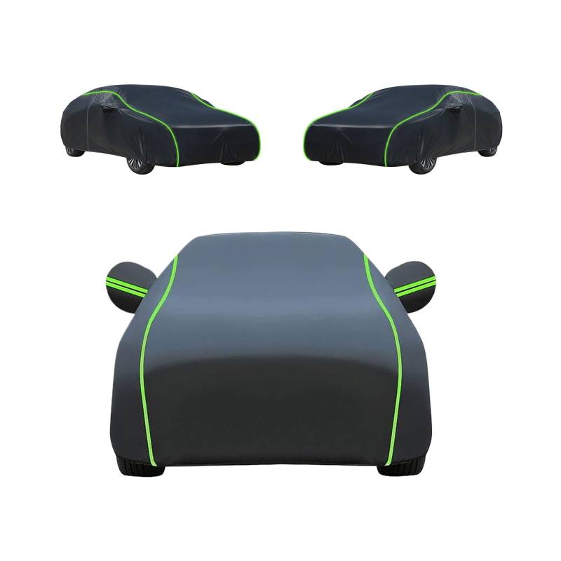 Autoabdeckung Staubdicht für V𝐨lksw𝒂g𝒆n Polo 4(2005-2009) Wasserdicht UV-beständig Outdoor-Schutz Oxford-Stoffmaterial von XNYRJHD