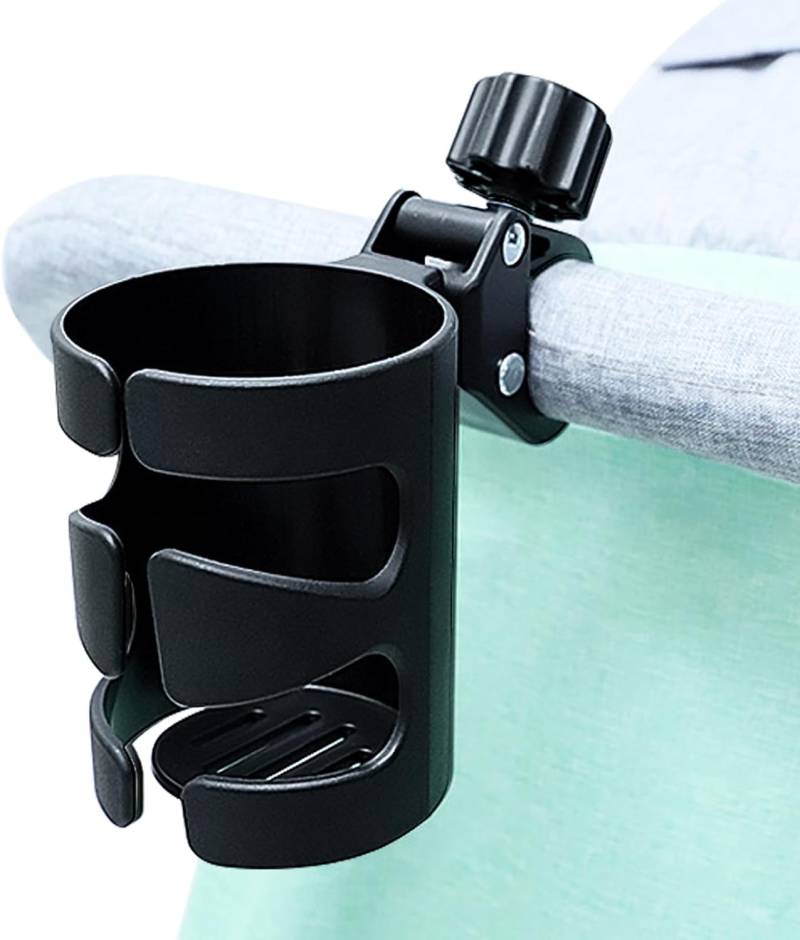 Getränkehalter für Kinderwagen,Universal Getränkehalter für Fahrrad,Flaschenhalter Wasser Becherhalter für Trolleys Mountainbikes,Rollstuhl Fahrrad Kaffeehalter Kinderwagen Cup Holder von XPAPOV