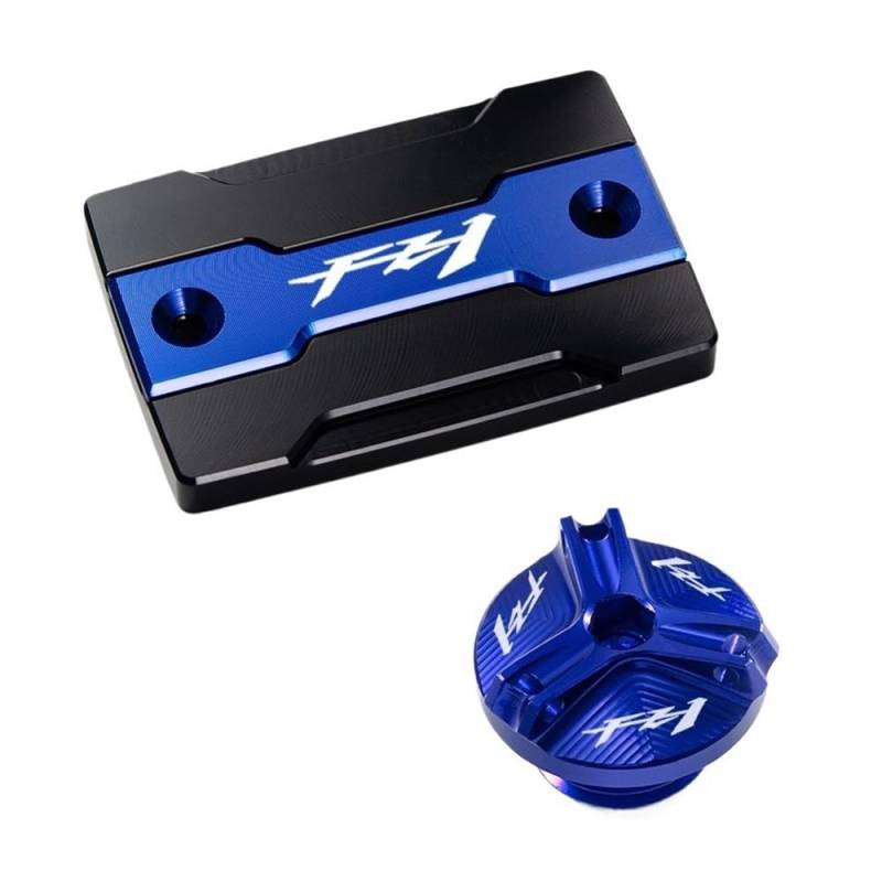 Tappo Riempimento Olio Coperchio Für FZ1 FA&zer FZ-1 2006–2015 2008 2009 Vorderer Bremsflüssigkeitstankdeckel Und Motoreinfülldeckelschutz von XPGHYIU