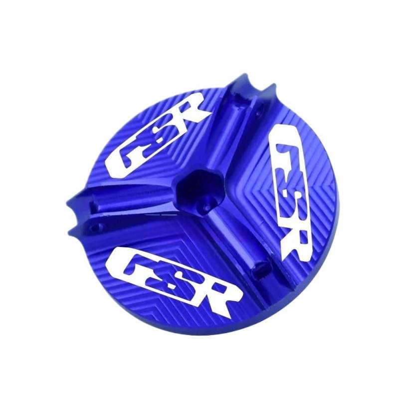 Tappo Riempimento Olio Coperchio Für GSR 400 600 750 GSR400 GSR600 GSR750 CNC Aluminium Motoröl Ablasswanne Mutter Tasse Abdeckung Öl Einfüllbecher von XPGHYIU