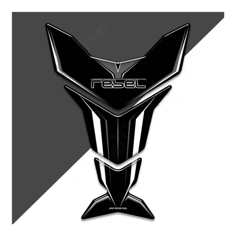 Zubehör Tankpad Protector Aufkleber Für Rebel CMX1100 CMX 1100 2021 2022 Motorrad Tank Griffe Pad Heizöl Kit Knie Aufkleber Aufkleber Emblem von XPGHYIU