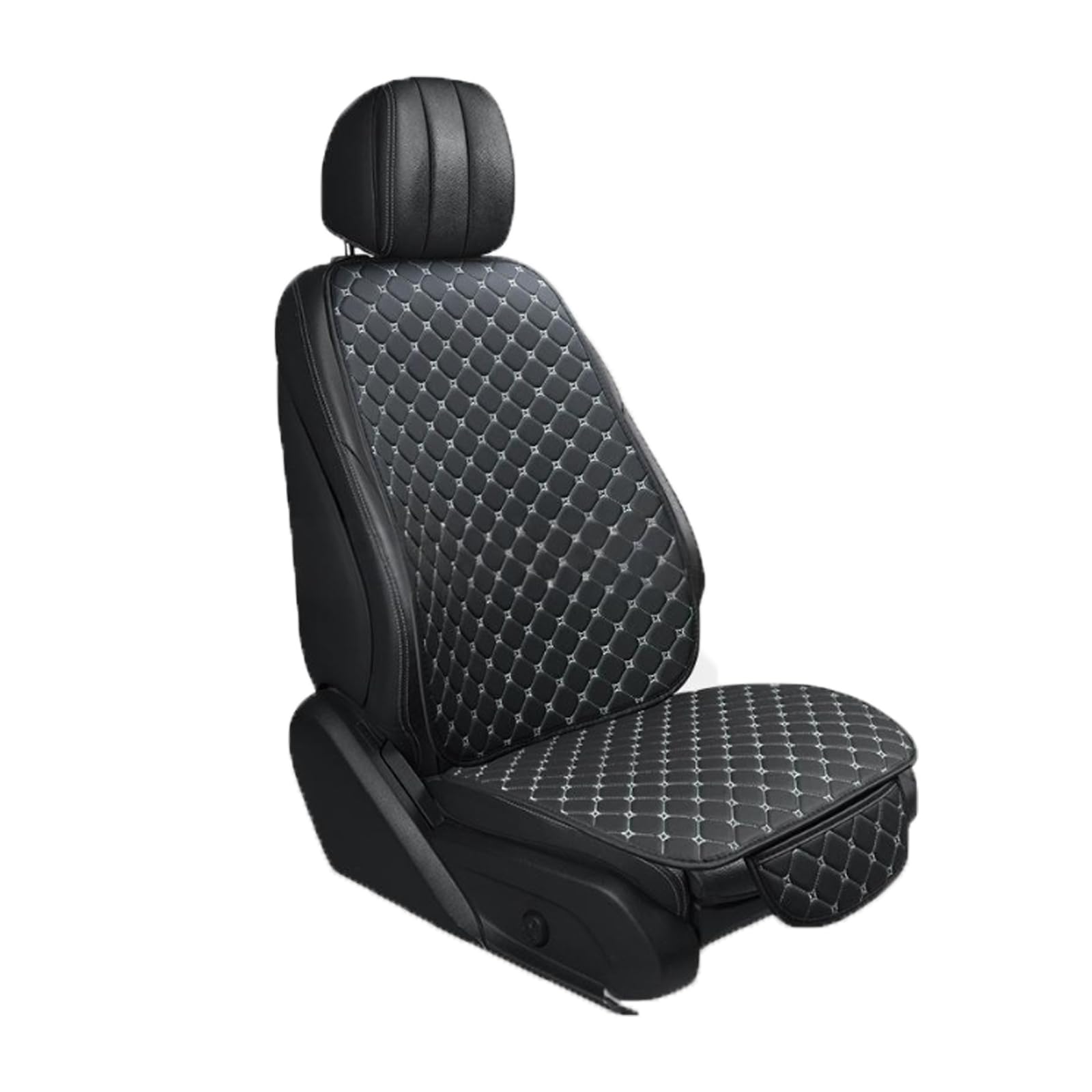 XPHONG PU Autositzbezüge für BMW I4 G26 2021-2023, Anti Rutsch, Weich für Verbessertes Fahrerlebnis, Praktisches Design mit Tasche,Black White-Front Seat XPHONG PU Autositzbezüge für BMW I4 G26 2021-2023, Anti Rutsch, Weich für Verbessertes Fahrerlebnis, Praktisches Design mit Tasche,Black White-Front Seat von XPHONG