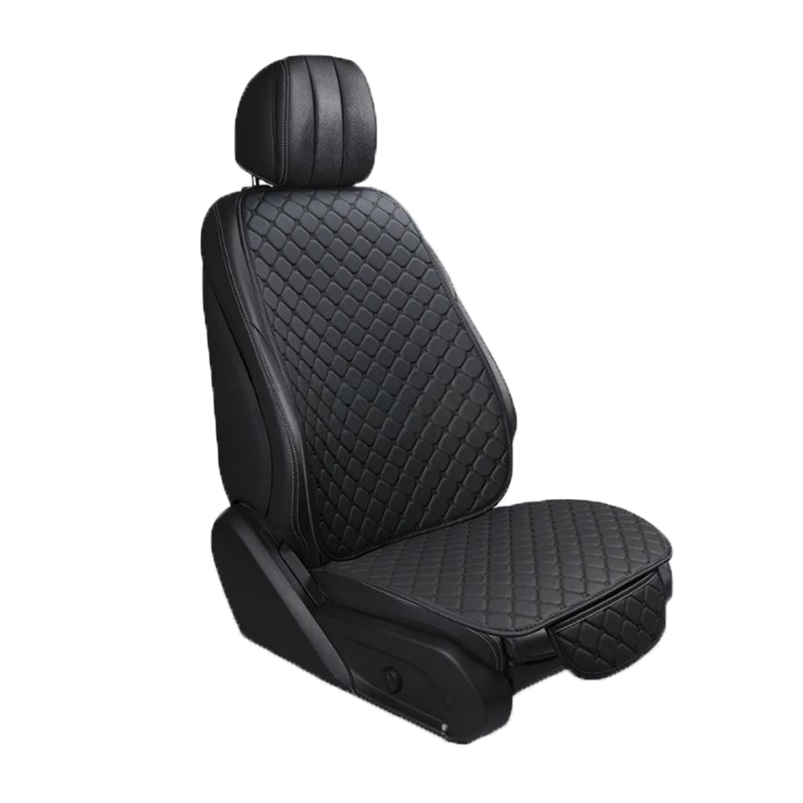XPHONG PU Autositzbezüge für Hyundai Genesis Azera Equus Ioniq, Anti Rutsch, Weich für Verbessertes Fahrerlebnis, Praktisches Design mit Tasche,Black-Front Seat XPHONG PU Autositzbezüge für Hyundai Genesis Azera Equus Ioniq, Anti Rutsch, Weich für Verbessertes Fahrerlebnis, Praktisches Design mit Tasche,Black-Front Seat von XPHONG