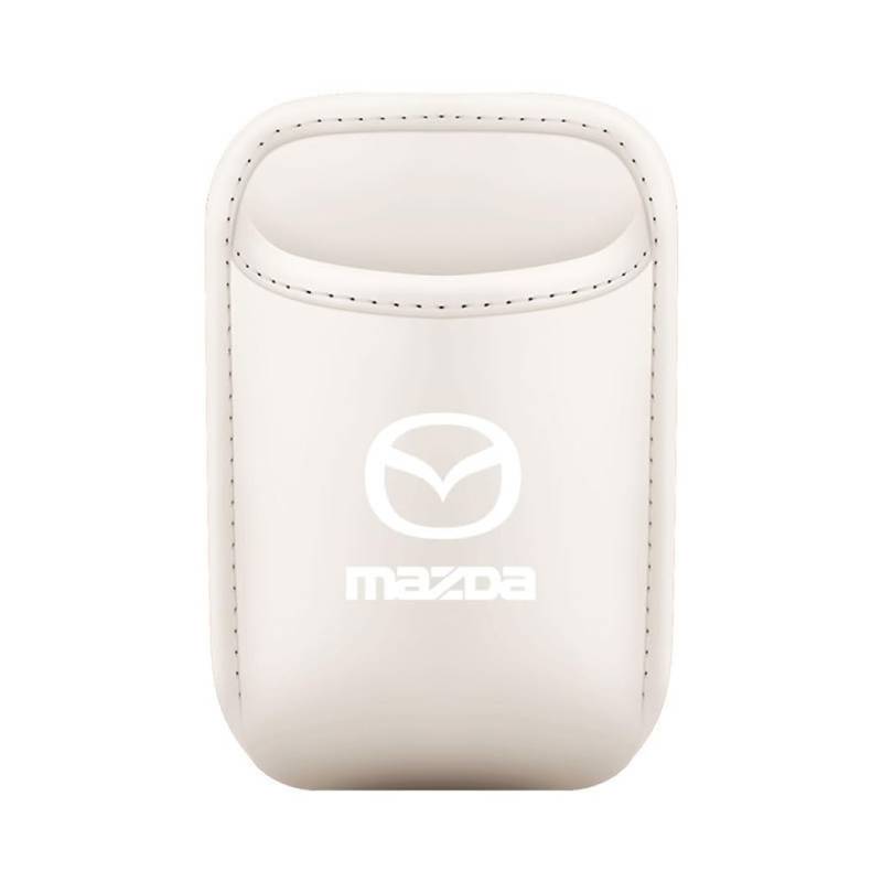 2 Stück Tür Getränkehalter für Mazda 3 2010-2013, Rücksitz Seitentasche Praktisch Autozubehör,A-White von XQHZFDPX
