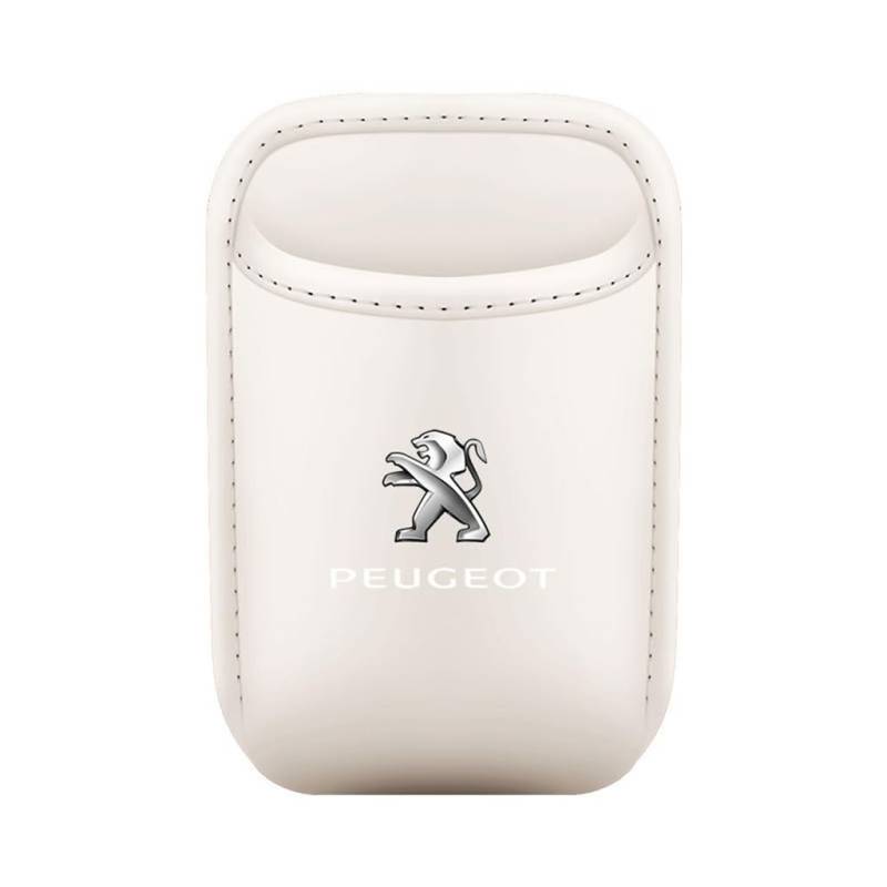 2 Stück Tür Getränkehalter für Peugeot 2008 3008 4008 5008 206 208 408 407 308, Rücksitz Seitentasche Praktisch Autozubehör,A-White von XQHZFDPX