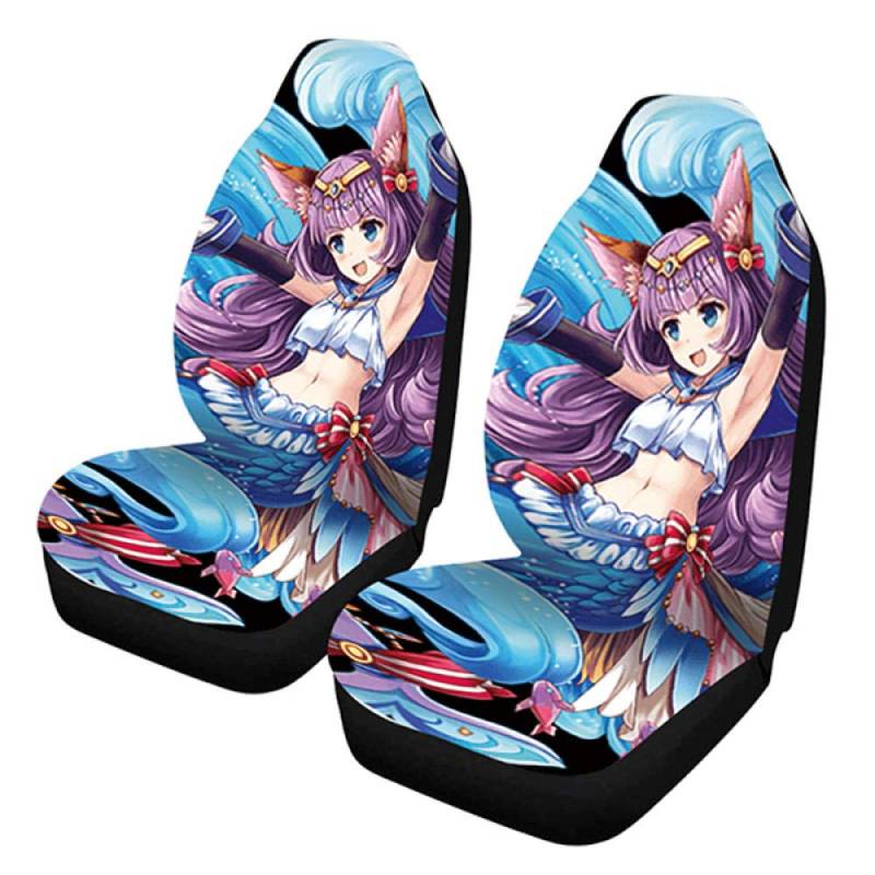 XQXSTORE 3D-Muster Autositzbezüge -Anime_Gir von XQXSTORE