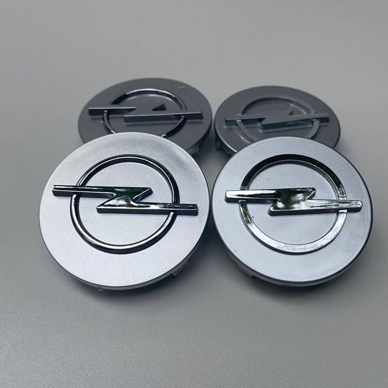4 Stück Nabendeckel Zentralabdeckung für Opel Corsa F I 2019-2023 2024, Radnabenkappen Felgendeckel Radnaben-Ersatzteile ABS Wheel Caps Reifendekoration,E -60MM von XRDSF