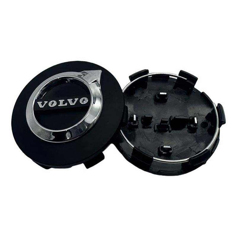 4 Stück Nabendeckel Zentralabdeckung für Volvo EX30 SUV 2023-2024, 64MM Radnabenkappen Felgendeckel Radnaben-Ersatzteile ABS Wheel Caps Reifendekoration,C von XRDSF