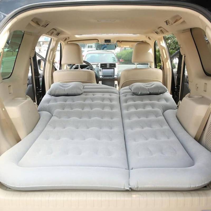 XRDSF Aufblasbare Matratze für Auto für Citroen Saxo VTS C2 VTS C4 VTS, Luftmatratze Auto Rücksitz Auto Matratze Kombi Camping Outdoor Matratze,Grey von XRDSF