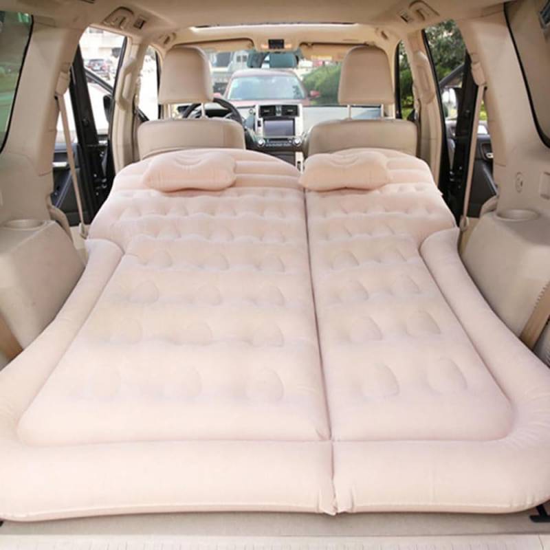 XRDSF Aufblasbare Matratze für Auto für Citroen Saxo VTS C2 VTS C4 VTS, Luftmatratze Auto Rücksitz Auto Matratze Kombi Camping Outdoor Matratze,Pink von XRDSF