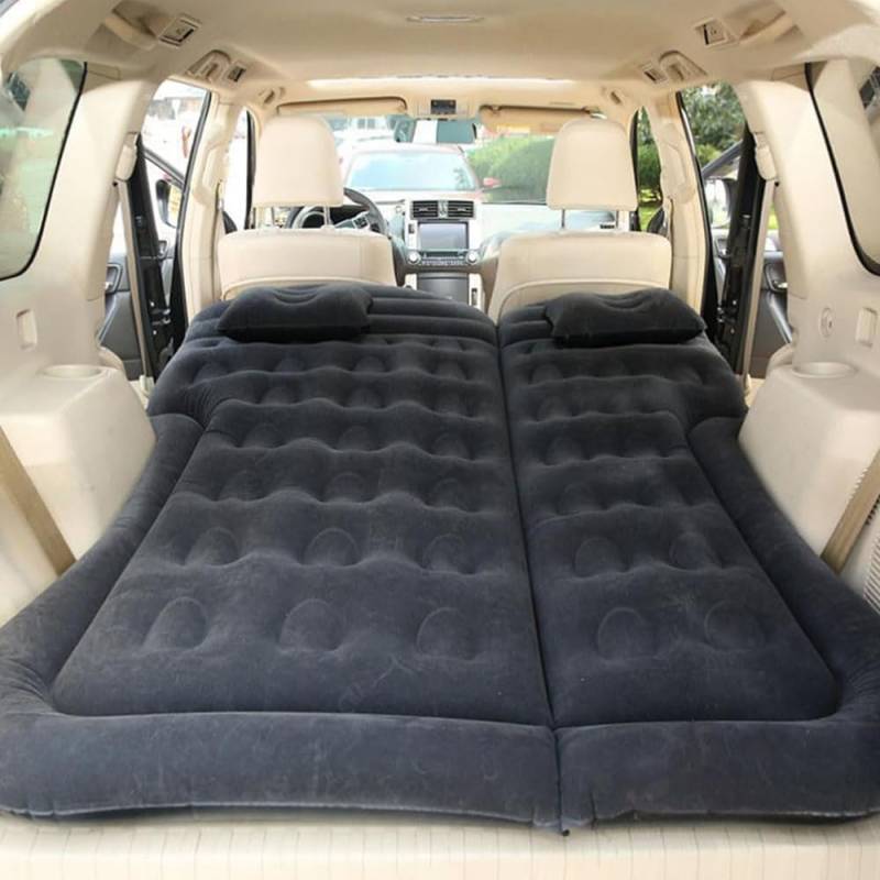 XRDSF Aufblasbare Matratze für Auto für Dacia Duster Extreme Spring, Luftmatratze Auto Rücksitz Auto Matratze Kombi Camping Outdoor Matratze,Black von XRDSF