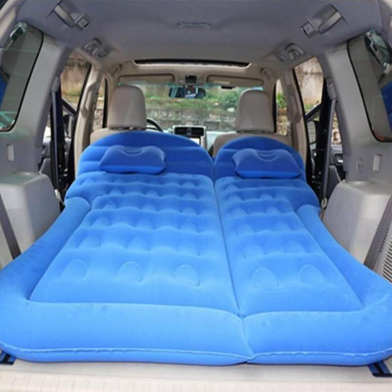 XRDSF Aufblasbare Matratze für Auto für Dacia Spring 2021-2023, Luftmatratze Auto Rücksitz Auto Matratze Kombi Camping Outdoor Matratze,Blue von XRDSF
