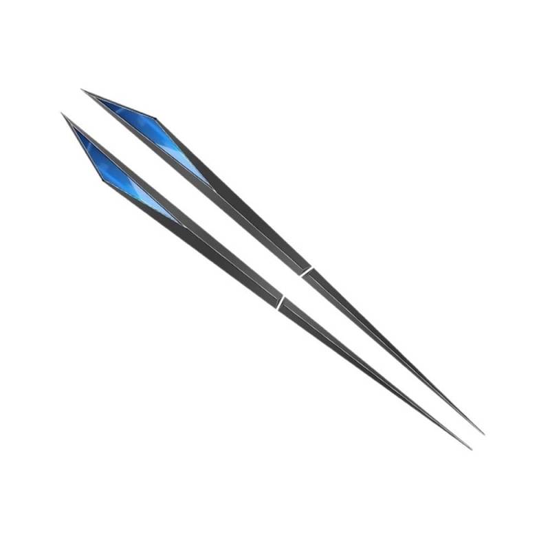 XRLHMP 2 stücke Auto Aufkleber TPU Auto zubehör para Auto Kompatibel for 1,4 T 1,5 T 1,6 T 1,8 T 2,0 T 2,2 T 2,4 T 2,5 T 2,8 T 3,0 TTL(Blue,2.8T) von XRLHMP
