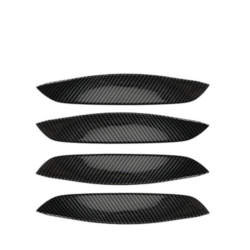 XRLHMP 4 Teile/Satz ABS Kompatibel for Mini Cooper Countryman U25 2024 2025 Auto Türgriff Tür Schüssel Panel Aufkleber Abdeckung Zubehör Außen Styling(Carbon) von XRLHMP