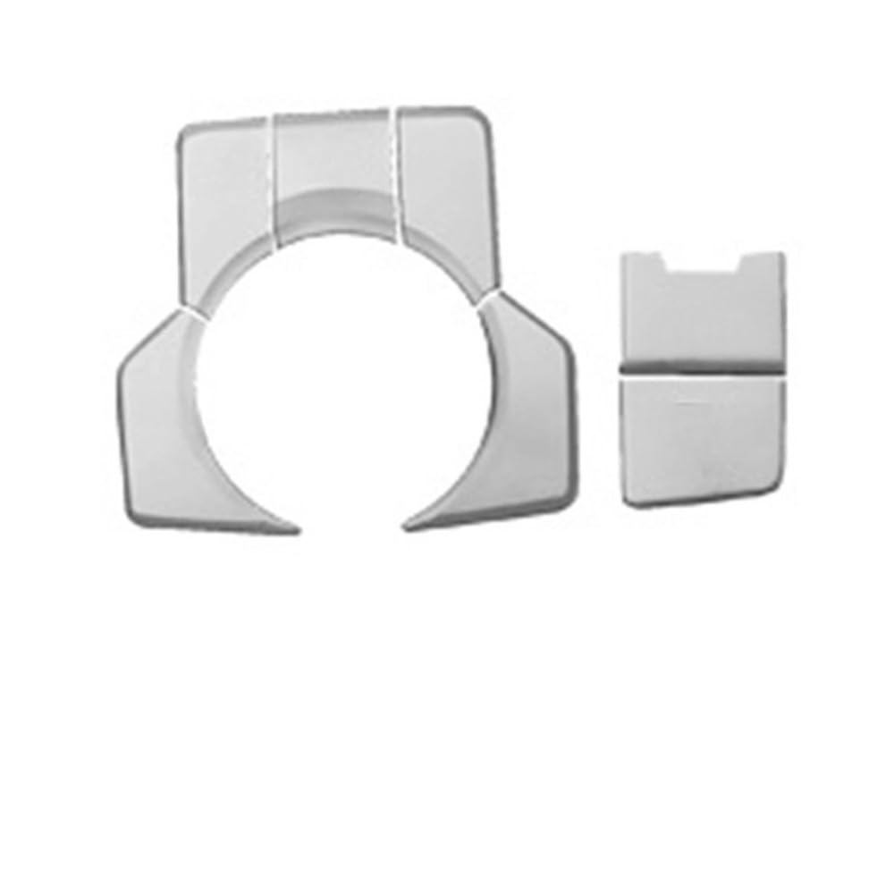 XRLHMP 7 STÜCKE Aluminium Elektronische Parkbremse Automatische Parktaste Abdeckung Kompatibel for Mazda3 AXELA MAZDA6 ATENZA CX-3 CX-4 CX-5 CX-9(RHD Silver) von XRLHMP